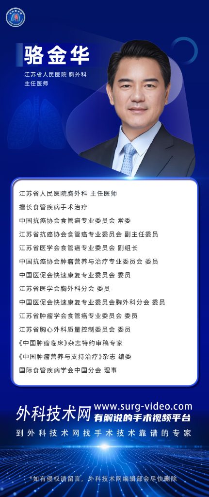 图片[1]-食管手术专家：骆金华-外科技术网