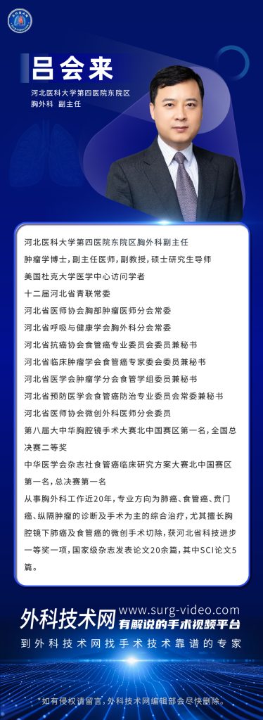 图片[1]-肺癌、食管癌手术专家：吕会来-外科技术网