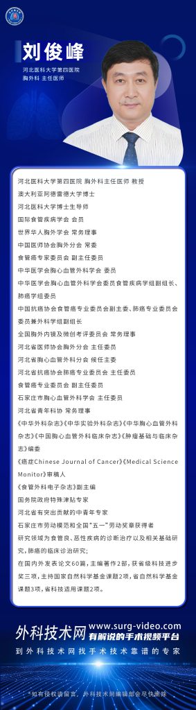 图片[1]-食管癌手术专家：刘俊峰-外科技术网